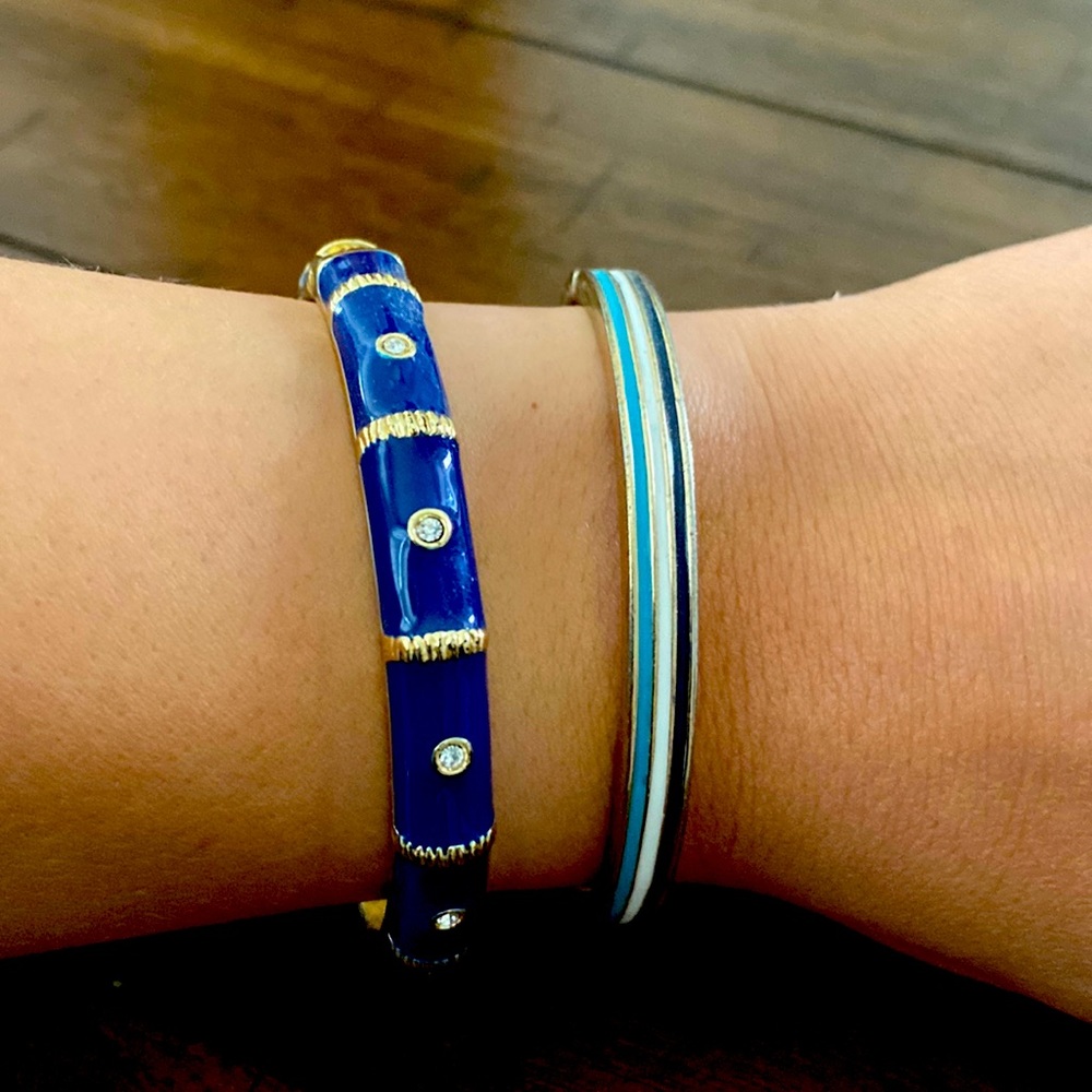 Blue bangle set